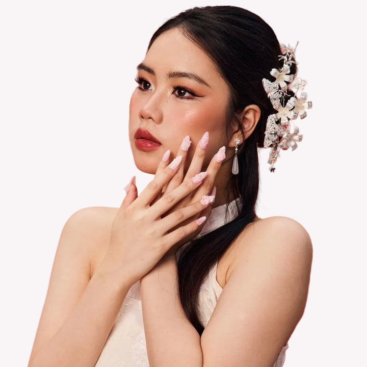 Pink Pink Reverie – Almond Press On Nails