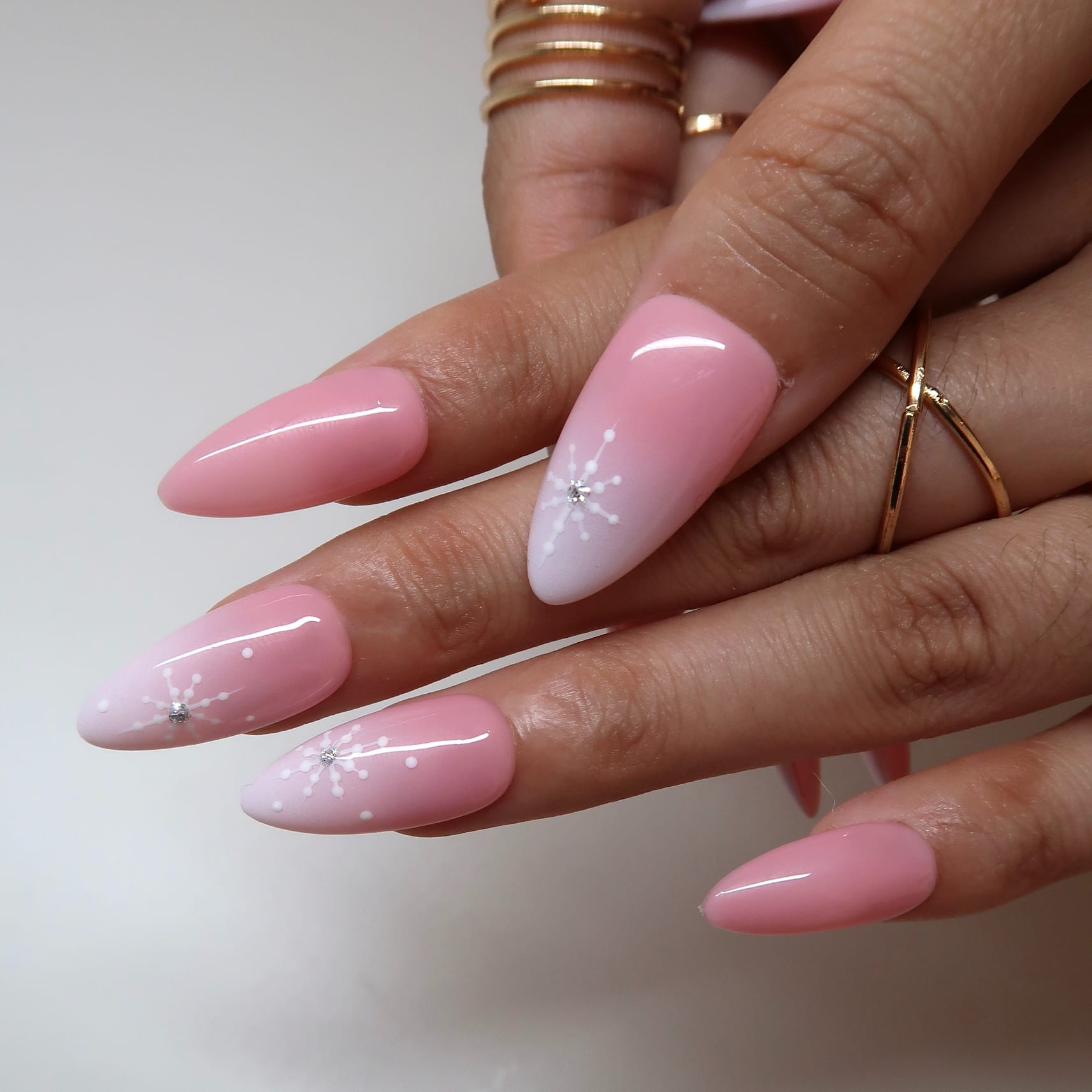 Pink Ice Press-On Nails