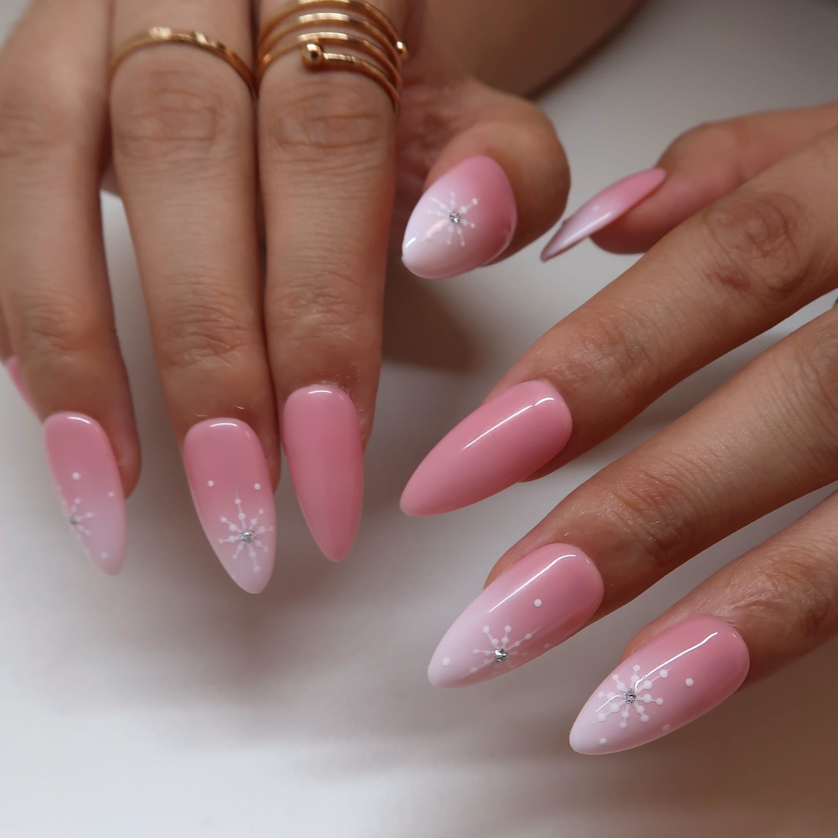 Pink Ice Press-On Nails