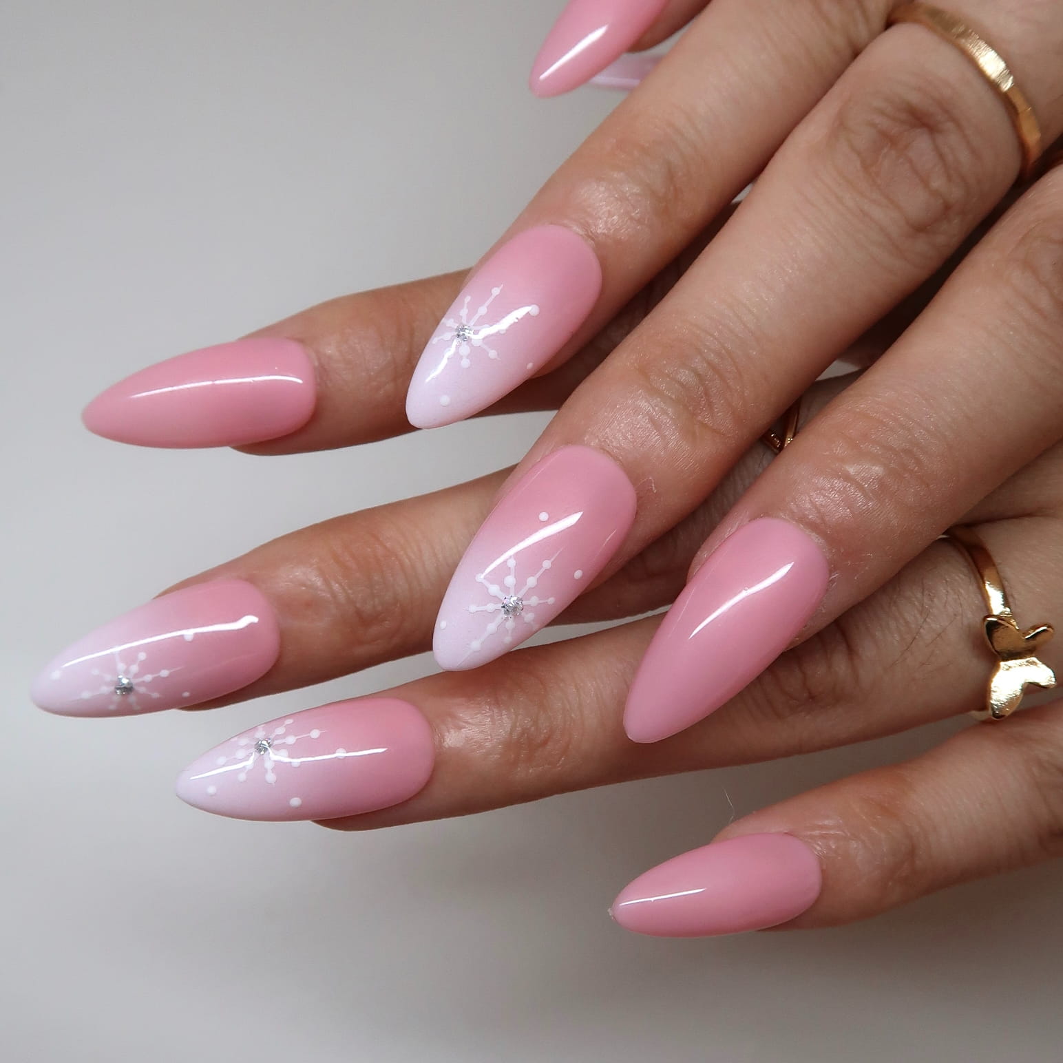 Pink Ice Press-On Nails