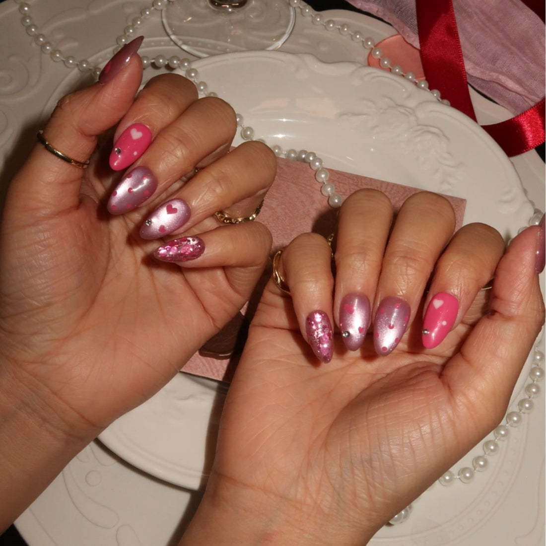 Precious Love Press-On Nails