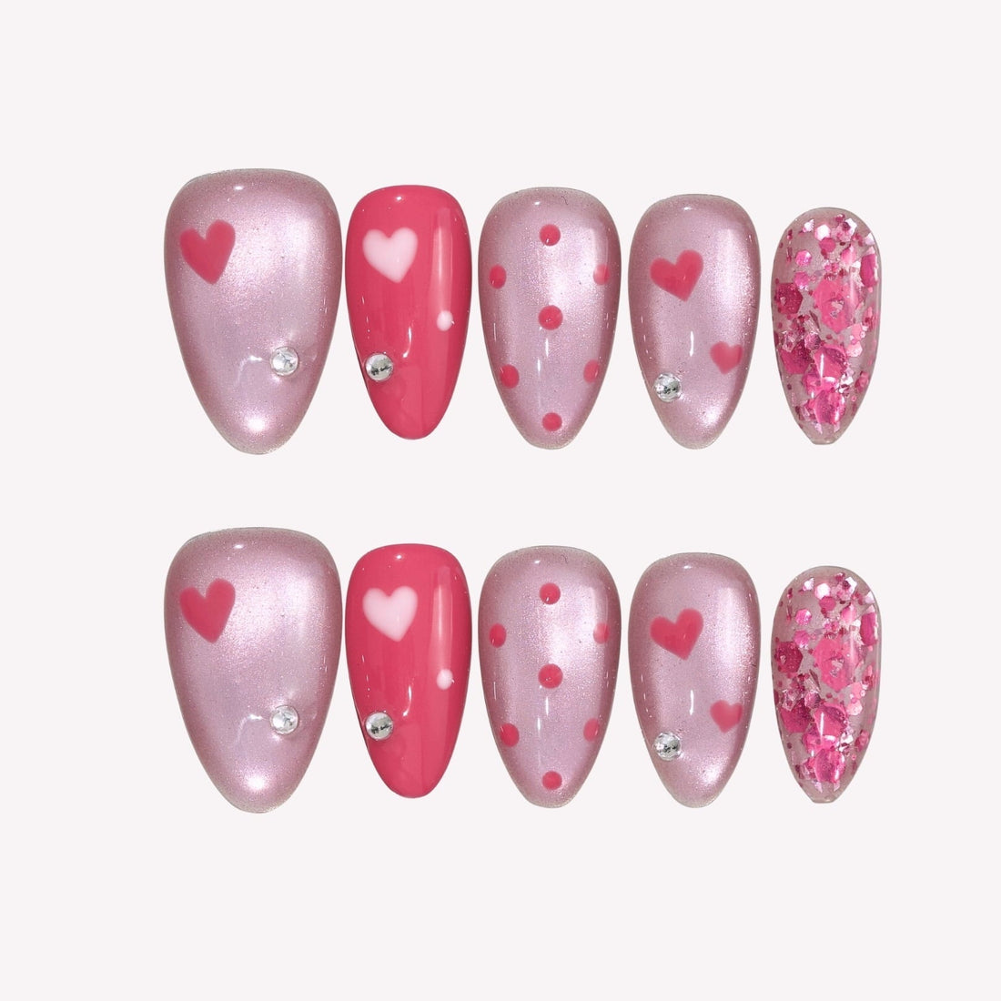 Precious Love Press-On Nails