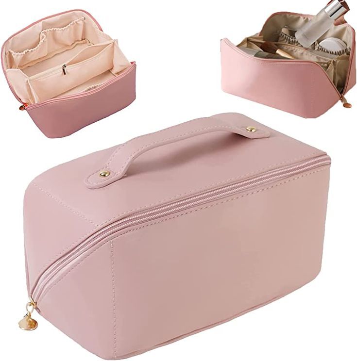 Luxury Travel Makeup & Toiletry Organizer Bag – Portable Cosmetic Storage Case