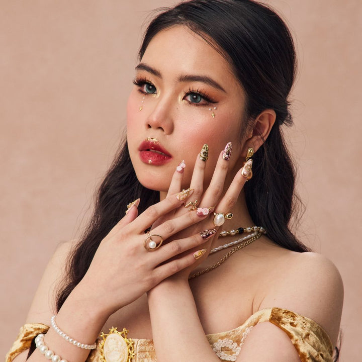 Rosé Divinity – Almond Press On Nails