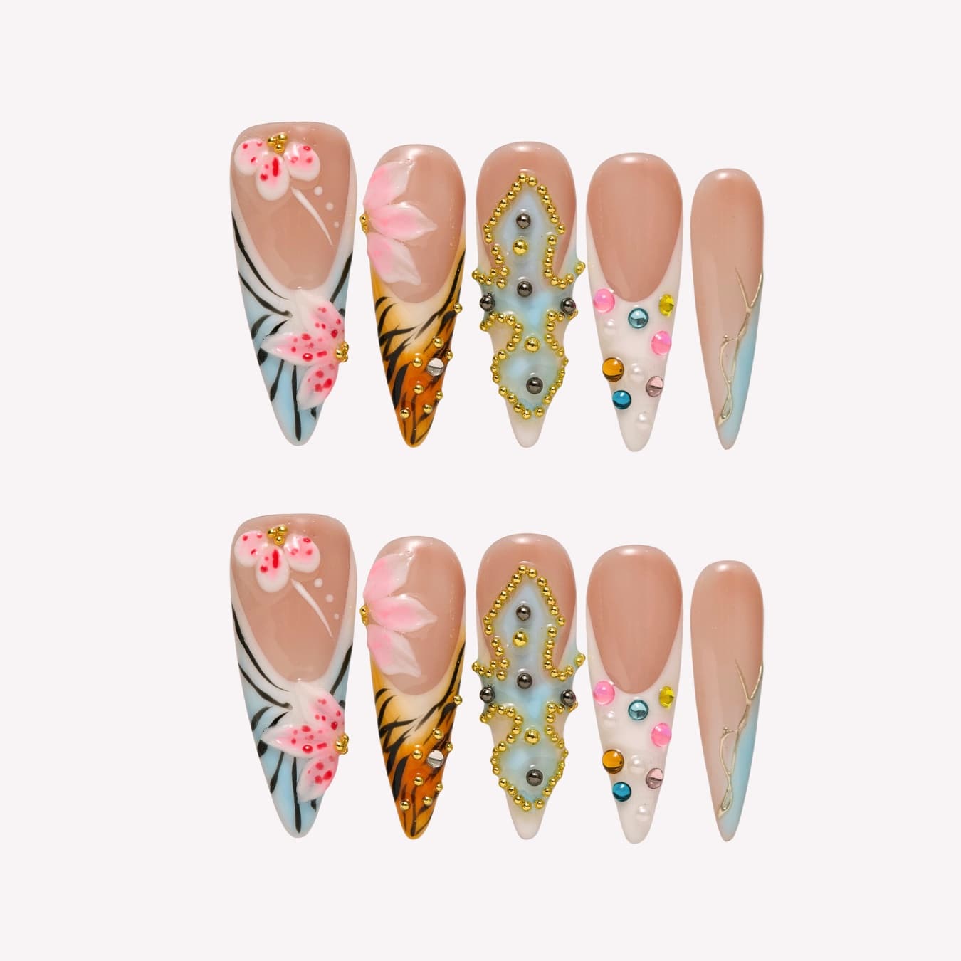 Señorita Helado Press-On Nails