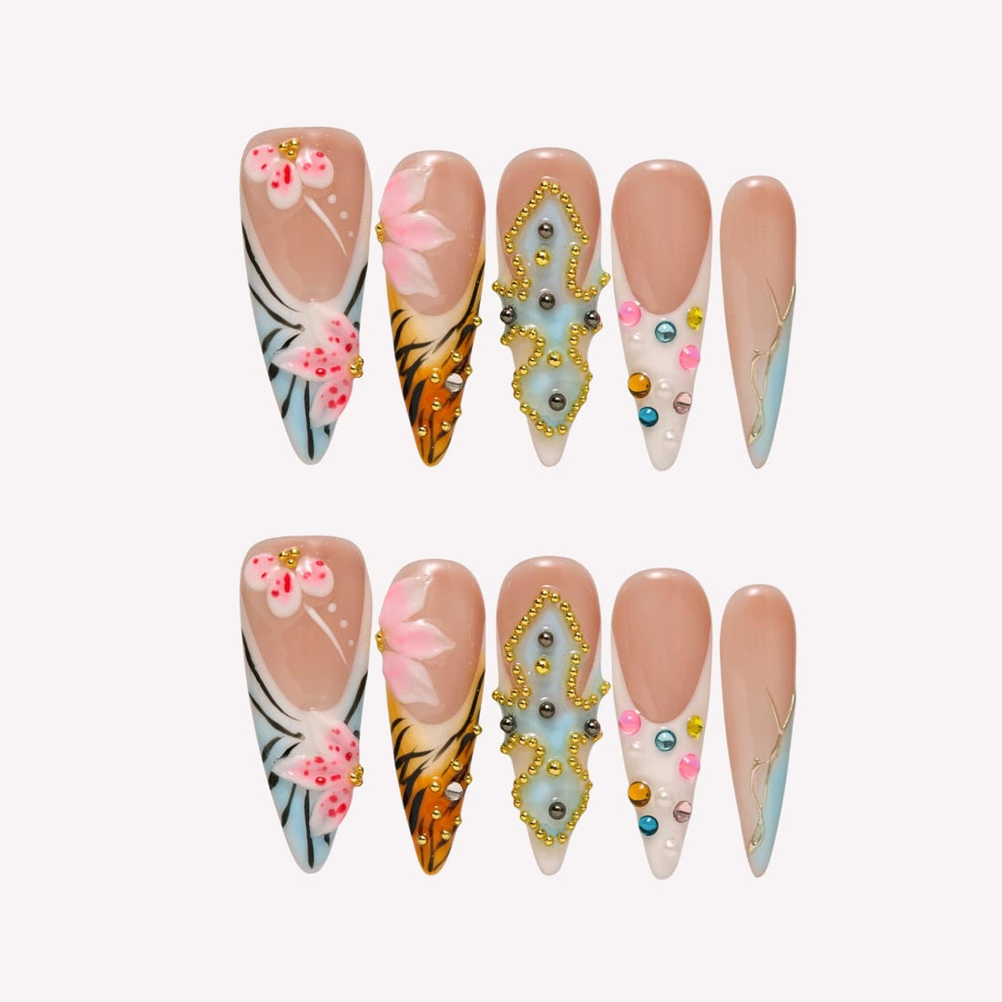 Señorita Helado Press-On Nails