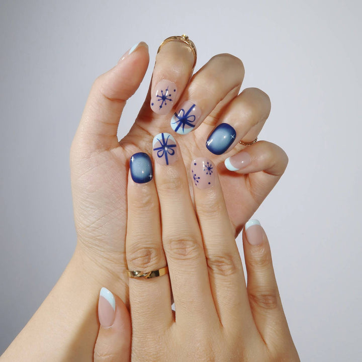 Serendipity Almond Press On Nails – Reusable Salon Quality Nail Set