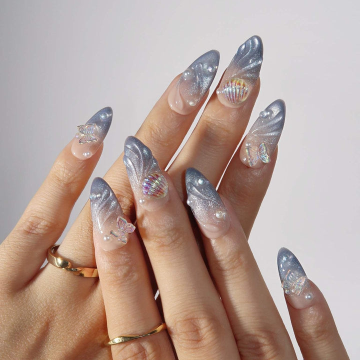 Starlit Fairytale – Almond Press On Nails