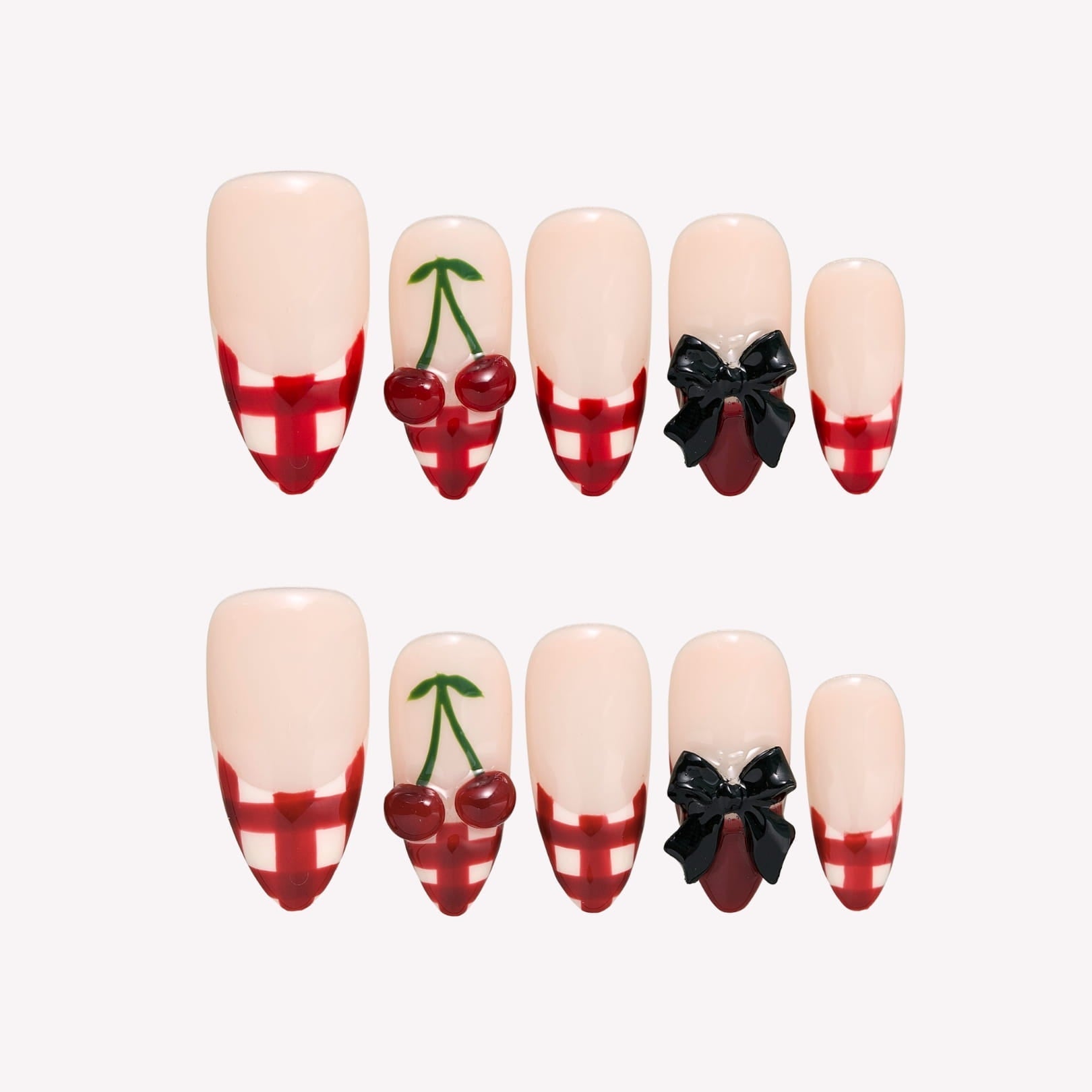 Sweet Cherry Press-On Nails