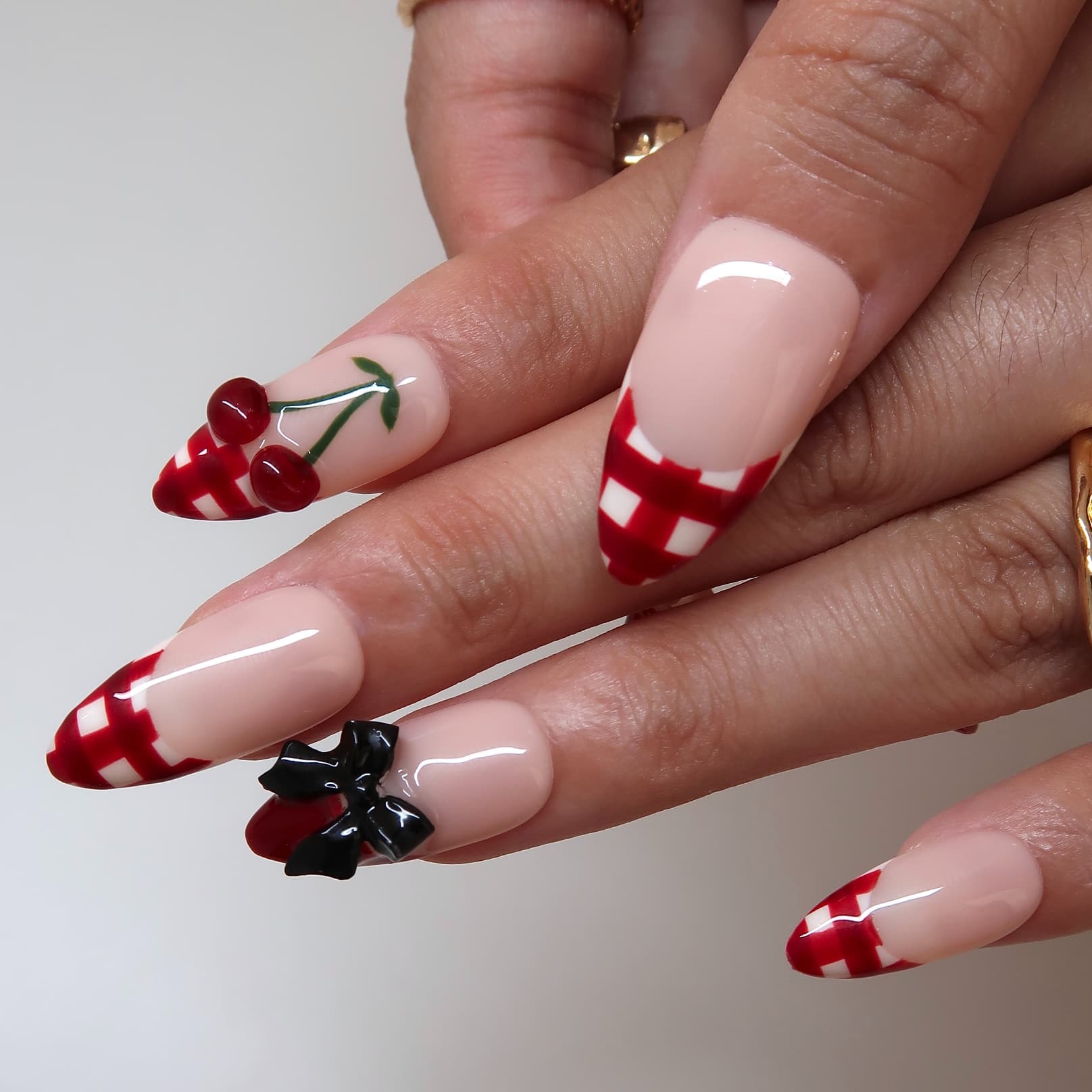Sweet Cherry Press-On Nails
