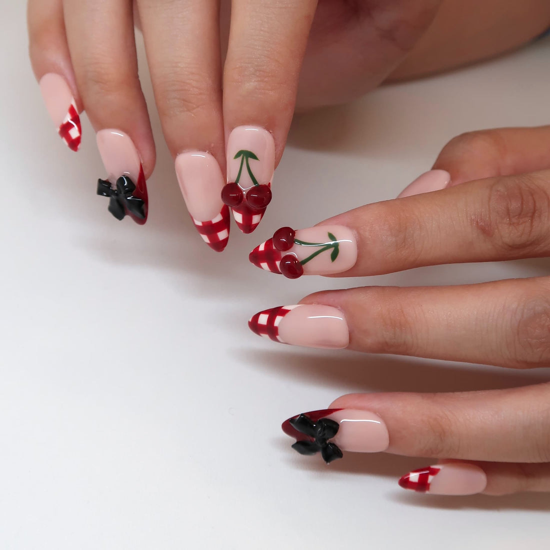 Sweet Cherry Press-On Nails