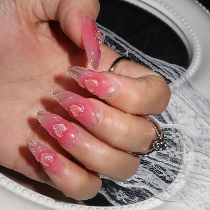Sweetheart – Almond Press On Nails