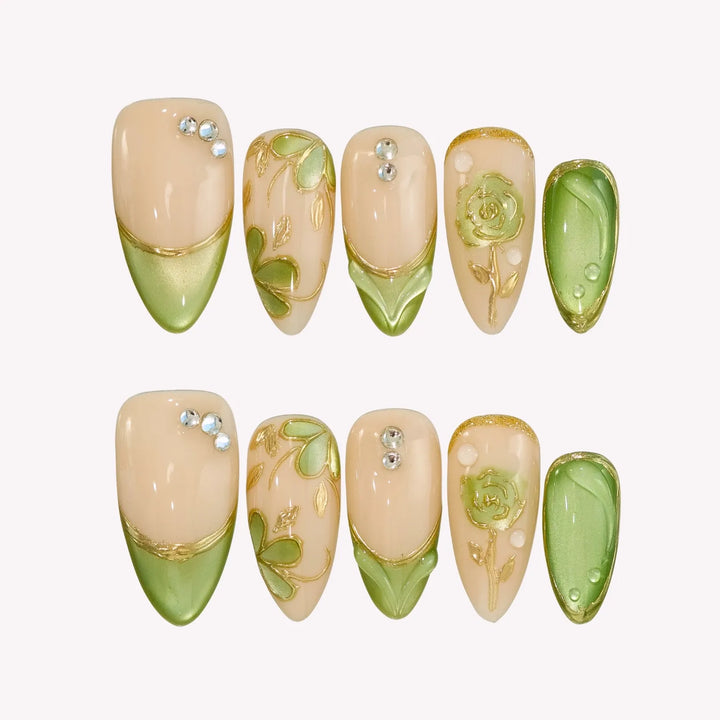 The Green Hour Press-On Nails