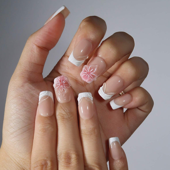 Timeless Beauty – Almond Press On Nails