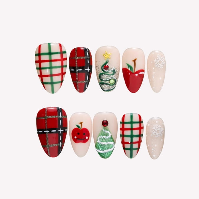 Twinkling Lights Press-On Nails