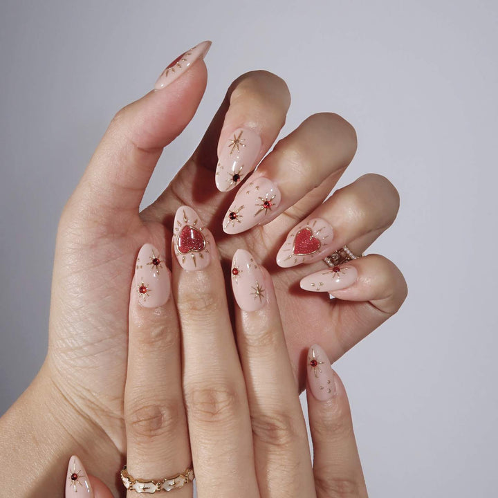 Venus's Embrace – Almond Press On Nails