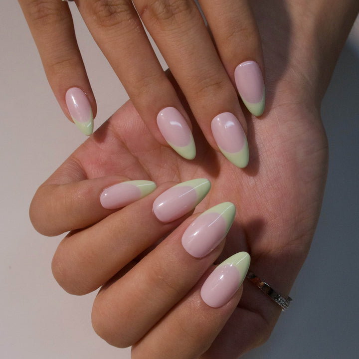 Watermelon – Almond Press On Nails