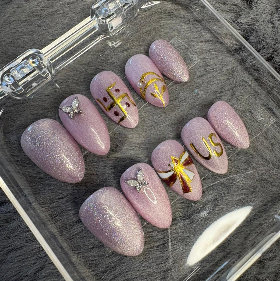 Sacred Sparkle Press-On Nails