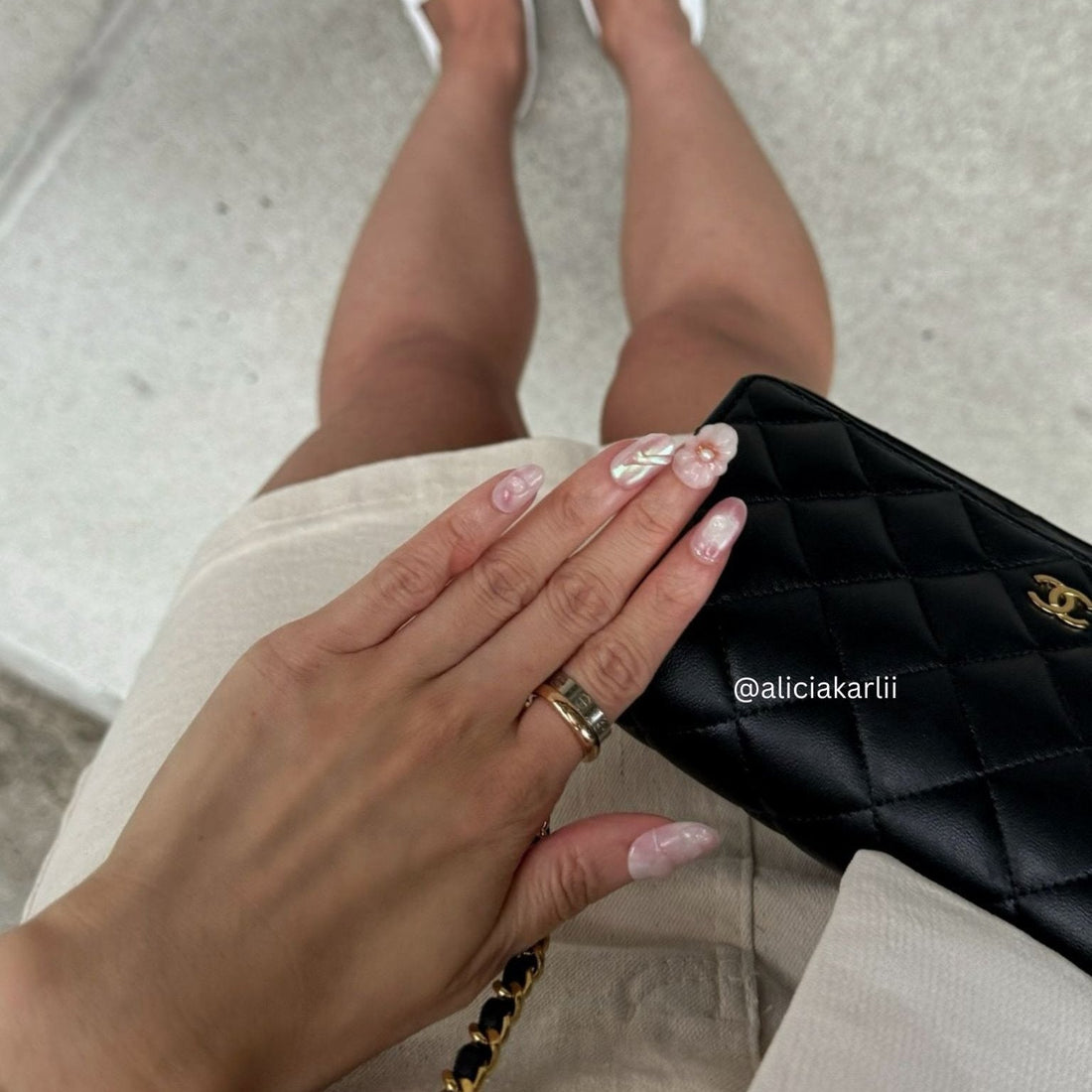 Pink Petal Pink – Almond Press On Nails